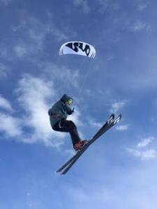 Snow Kiting in Breckenridge